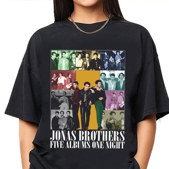 Retro Jonas Brothers Eras Tour Shirt Jonas Brothers Music Fan Concert T-Shirt 05 - Picture 1 of 5